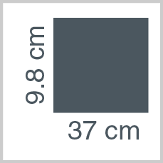 Sheet dimensions: 9.8 x 37 cm
