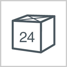 Packets/rolls per box/polybag: 24