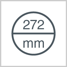 Roll diameter: 272 mm