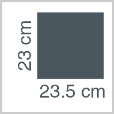 Sheet dimensions: 23 x 23.5 cm
