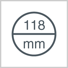 Roll diameter: 118 mm