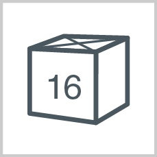 Packets/rolls per box/polybag: 16