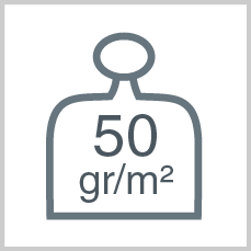 Grammage: 50 gr/m2
